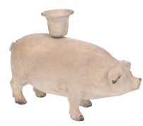 Kerzenhalter Schwein 15 x 6 x 11 cm 16.00